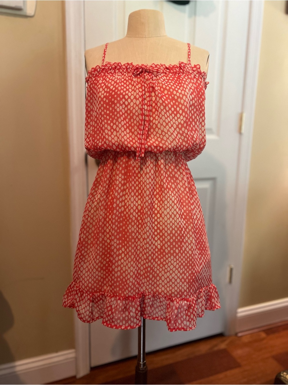 Vintage Boutique Red Polka Dot Summer Dress